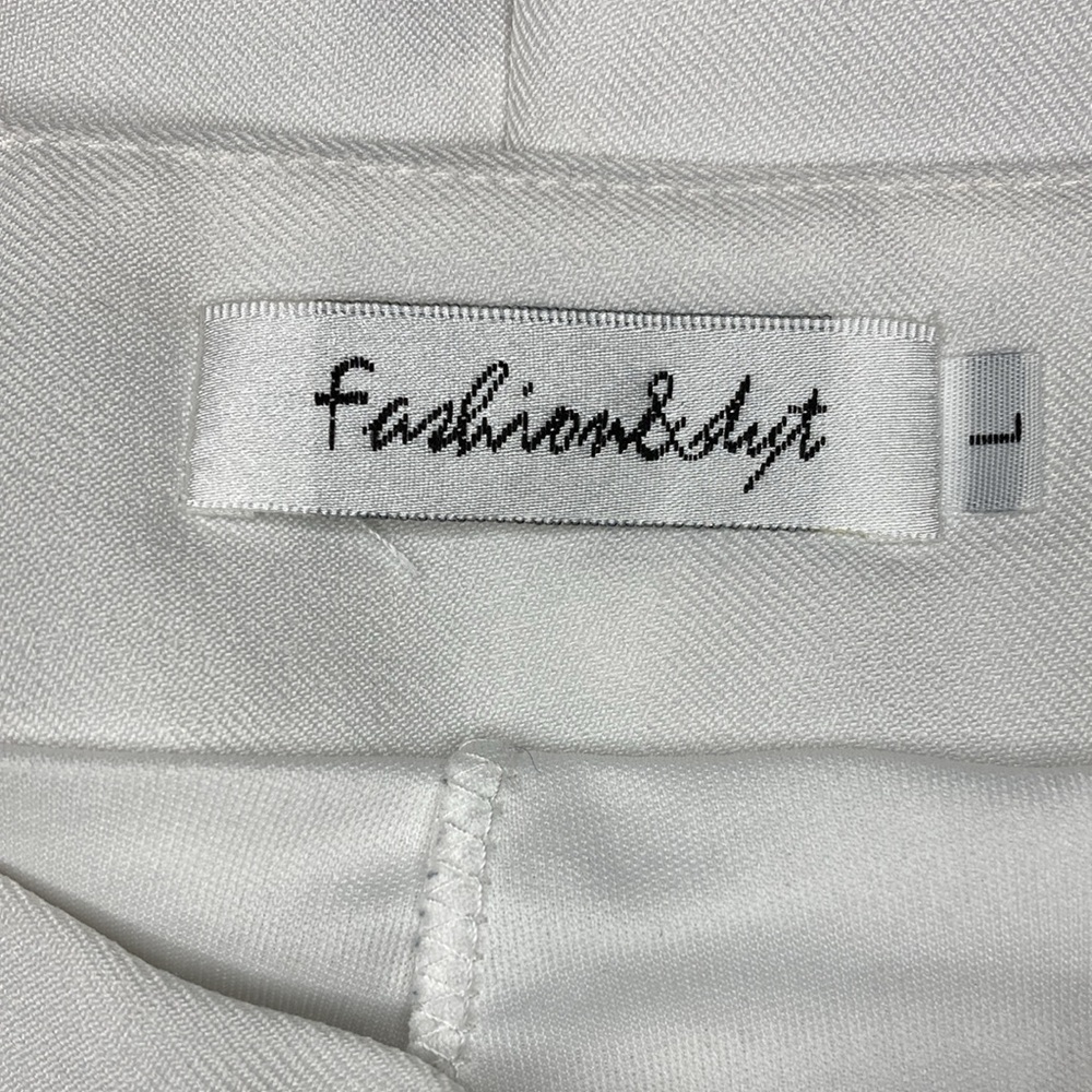 Fashion & Dyt | White Pleated Tennis Skort L - Picture 4 of 6